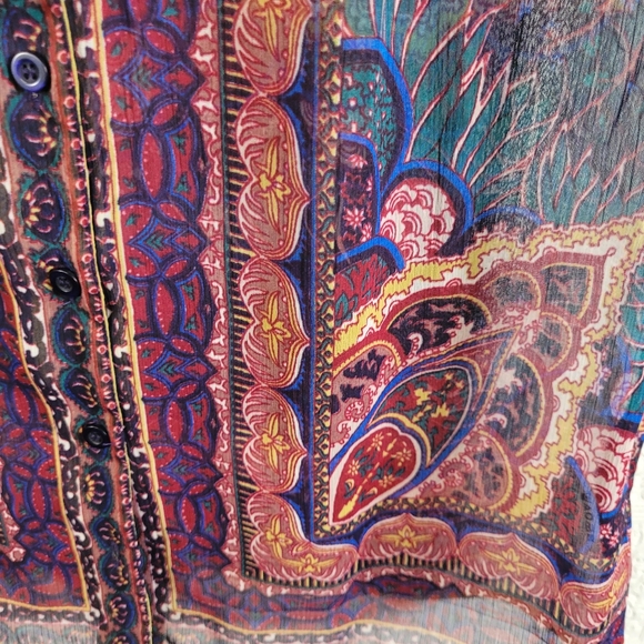 Staring at stars Anthro sheer blouse - Picture 3 of 8